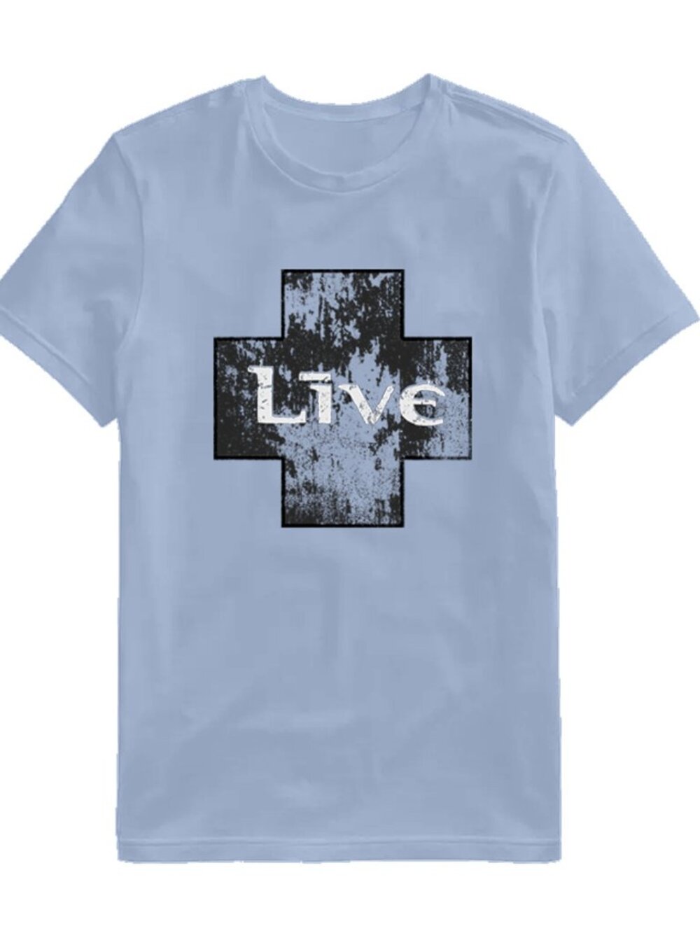 LIVE Throwing Copper Band T-Shirt Men's XXL Blue 90s Retro Concert Graphic Tee